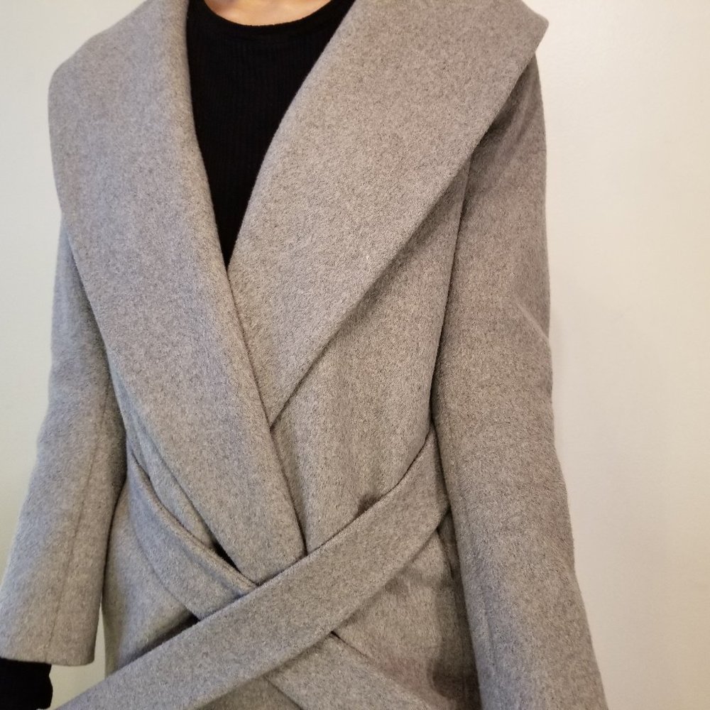 Light Grey Winter Coat- Long